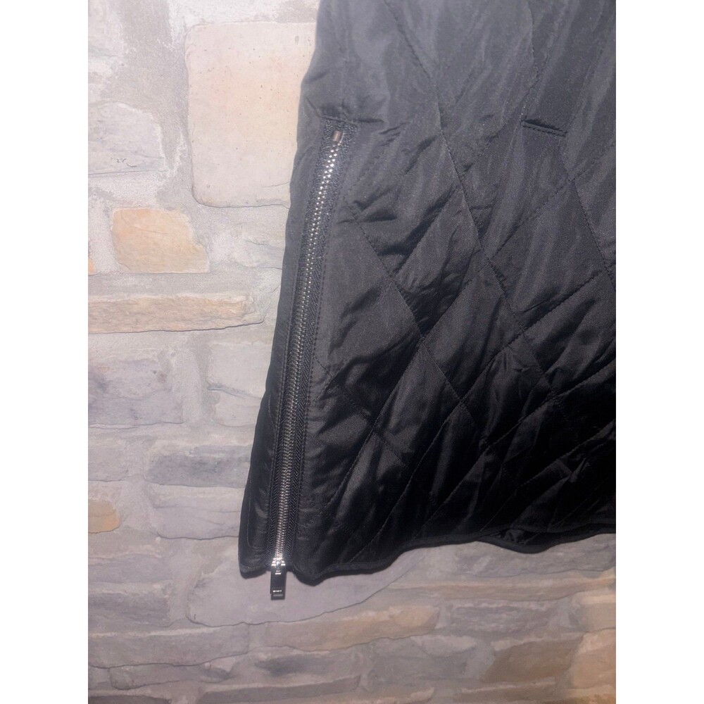 Lane Bryant black quilted bomber jacket size 22/24 with pockets - Picture 2 of 6